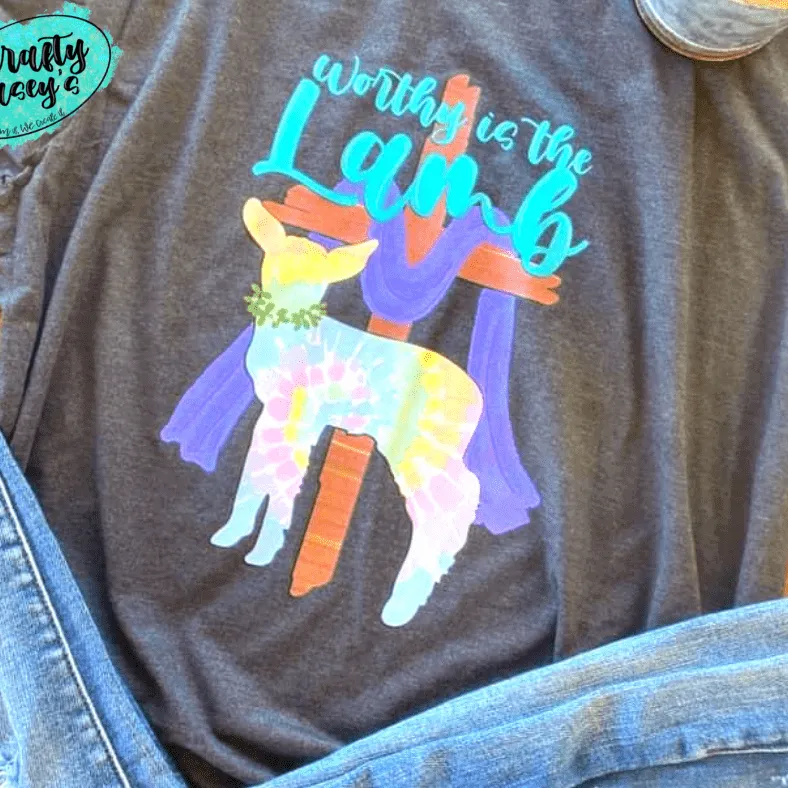 Worthy Is The Lamb Cross Adult & Youth Easter Tee