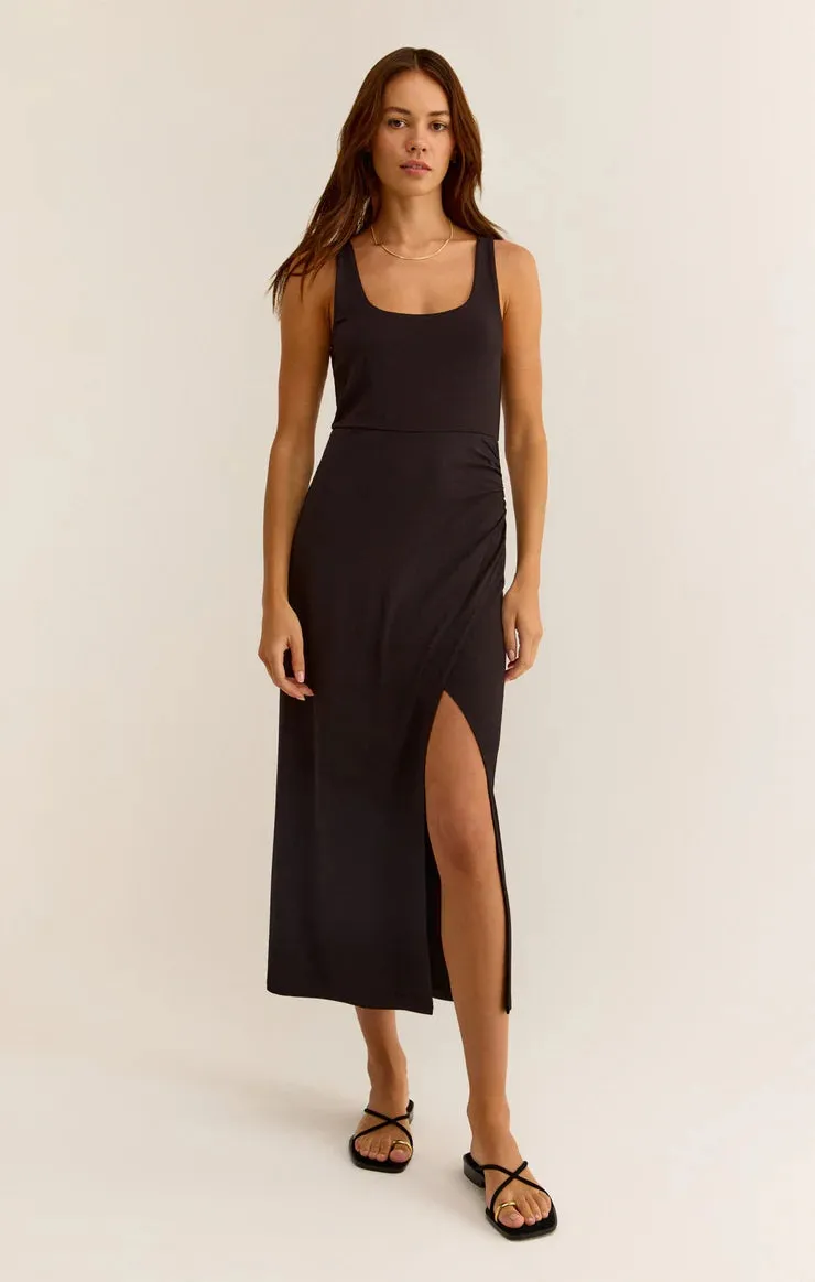 Z Supply Melbourne Midi Dress Black