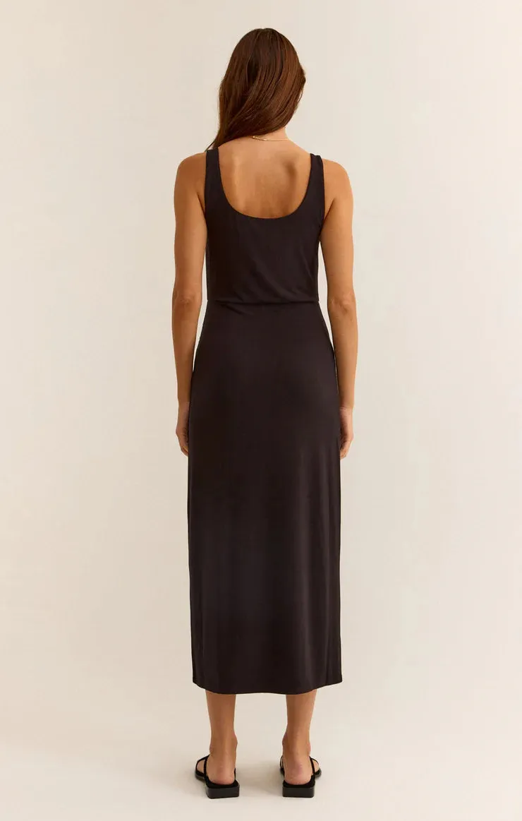 Z Supply Melbourne Midi Dress Black